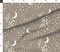 Nature Neutral Constellations Earth Tones Moon Celestial Sleep Custom Printed Fabric by Spoonflower Various Fabrics by the Yard or Fat Quarter